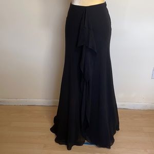 Chetta B Flowing Silk Maxi Skirt